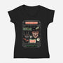 Nightmare Kit-Womens-V-Neck-Tee-glitchygorilla