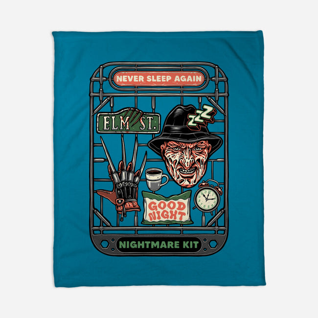 Nightmare Kit-None-Fleece-Blanket-glitchygorilla