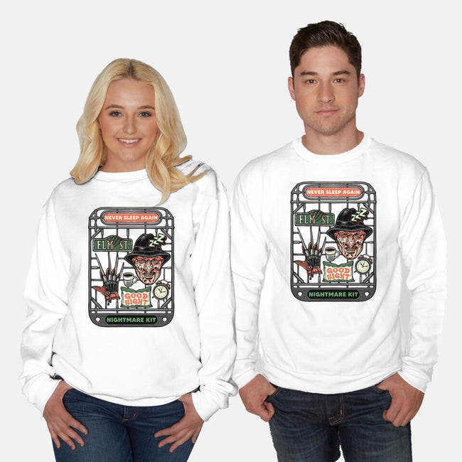 Nightmare Kit-Unisex-Crew Neck-Sweatshirt-glitchygorilla