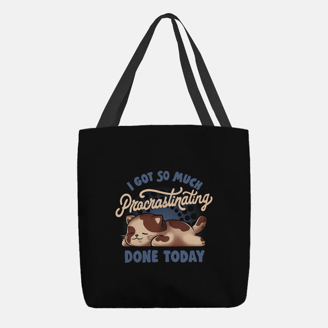 So Much Procrastinating Done-None-Basic Tote-Bag-eduely