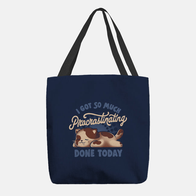 So Much Procrastinating Done-None-Basic Tote-Bag-eduely