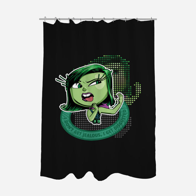 I'm Disgusted-None-Polyester-Shower Curtain-panicking_bat