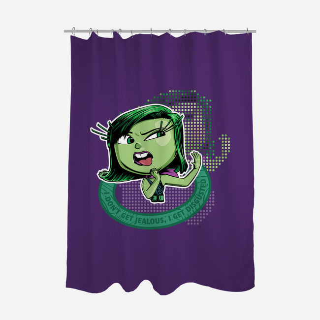 I'm Disgusted-None-Polyester-Shower Curtain-panicking_bat