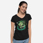 I'm Disgusted-Womens-V-Neck-Tee-panicking_bat