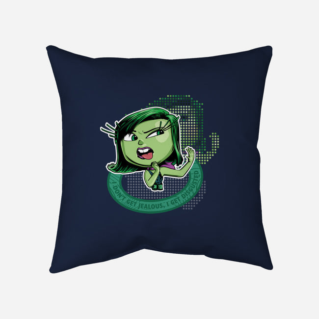 I'm Disgusted-None-Removable Cover-Throw Pillow-panicking_bat