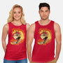 Surfing With The Devil-Unisex-Basic-Tank-Green Devil