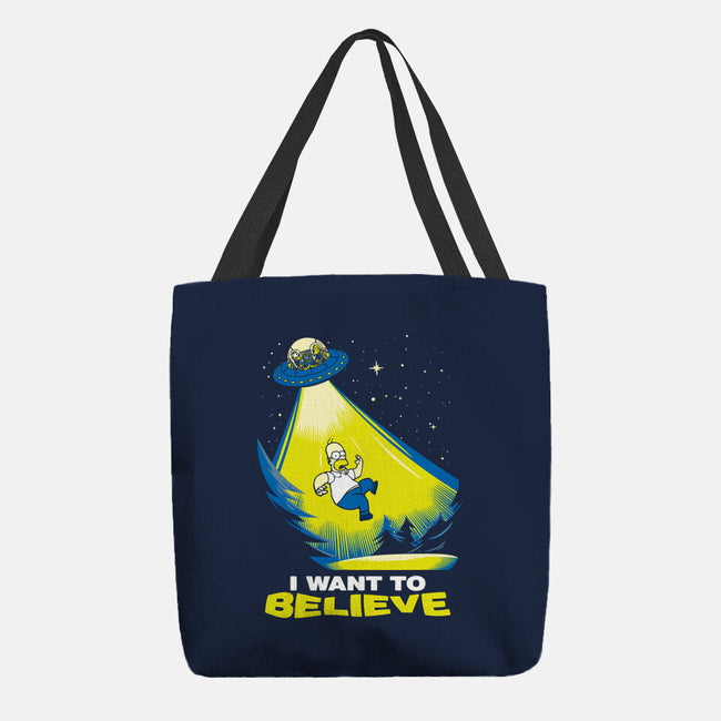 I Want To Believe-None-Basic Tote-Bag-dalethesk8er