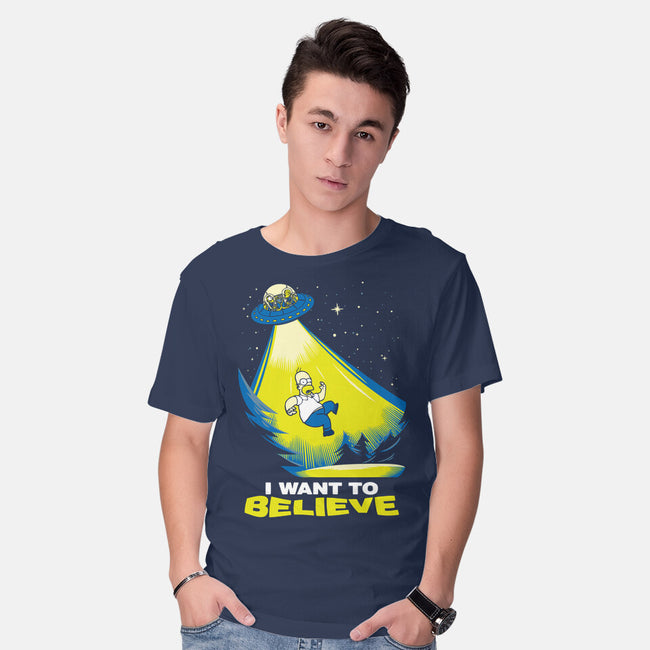 I Want To Believe-Mens-Basic-Tee-dalethesk8er