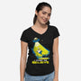 I Want To Believe-Womens-V-Neck-Tee-dalethesk8er