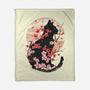 Black Sakura-None-Fleece-Blanket-dandingeroz