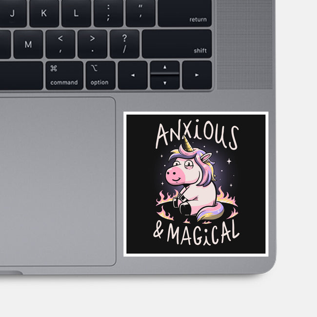 Anxious But Magical-None-Glossy-Sticker-koalastudio