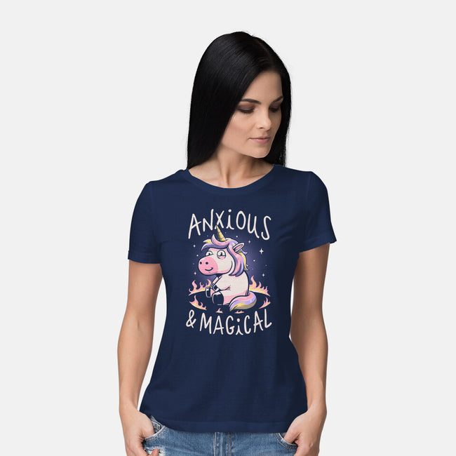 Anxious But Magical-Womens-Basic-Tee-koalastudio