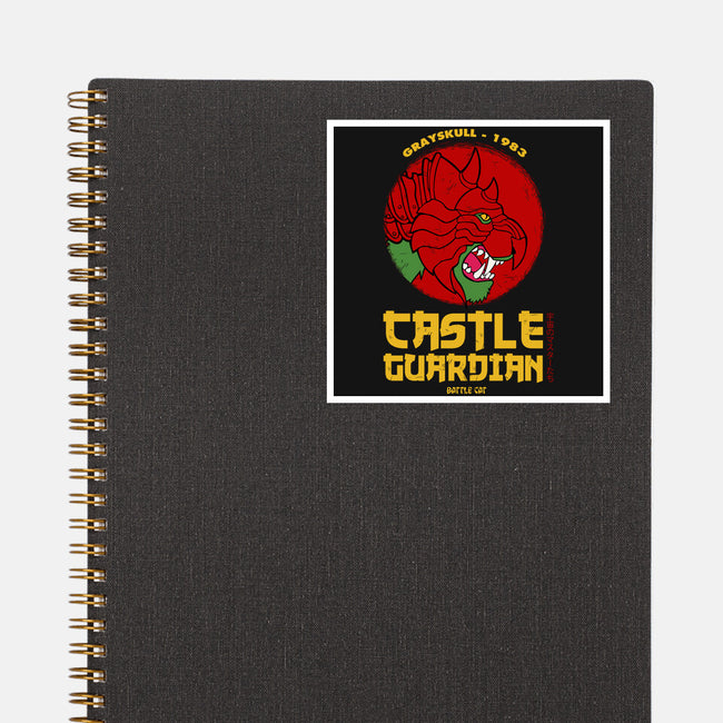 Castle Guardian-None-Glossy-Sticker-Melonseta