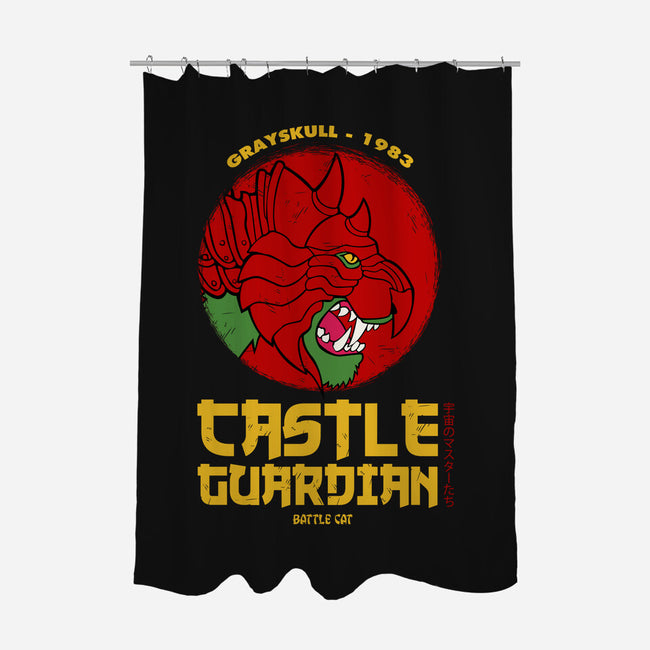 Castle Guardian-None-Polyester-Shower Curtain-Melonseta