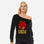 Castle Guardian-Womens-Off Shoulder-Sweatshirt-Melonseta