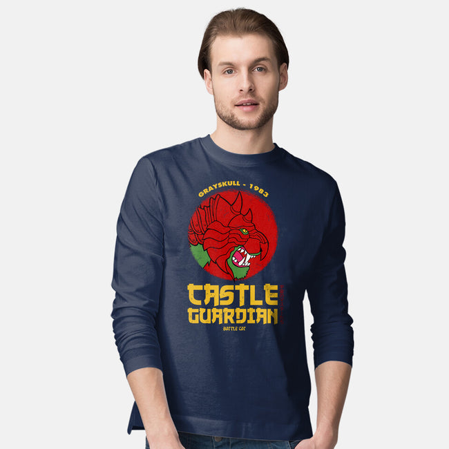 Castle Guardian-Mens-Long Sleeved-Tee-Melonseta