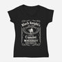 Black Knights-Womens-V-Neck-Tee-Melonseta