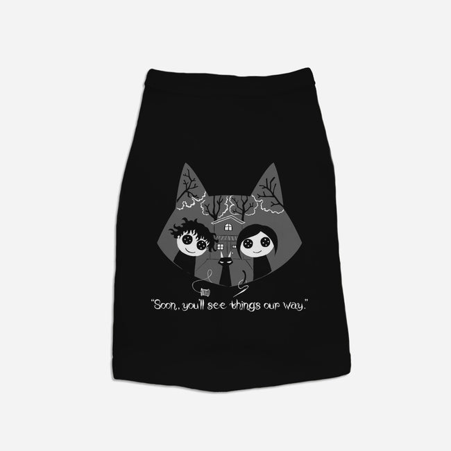 Button Eyes-Dog-Basic-Pet Tank-naomori