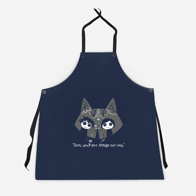 Button Eyes-Unisex-Kitchen-Apron-naomori