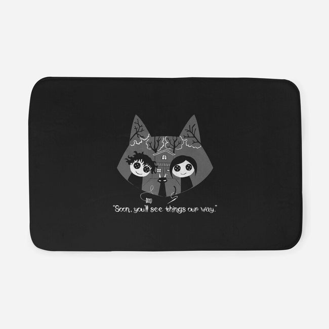 Button Eyes-None-Memory Foam-Bath Mat-naomori