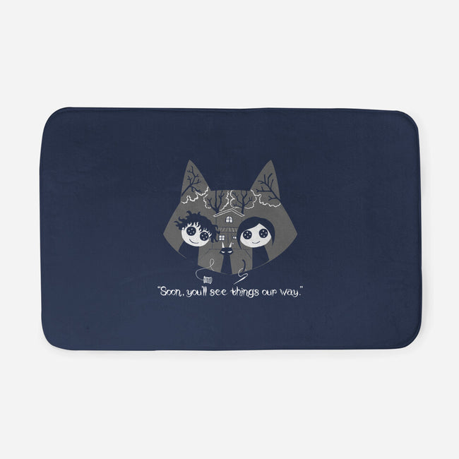 Button Eyes-None-Memory Foam-Bath Mat-naomori