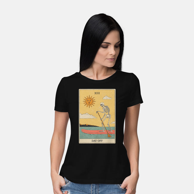 Summer Day Off-Womens-Basic-Tee-dfonseca