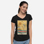 Summer Day Off-Womens-V-Neck-Tee-dfonseca