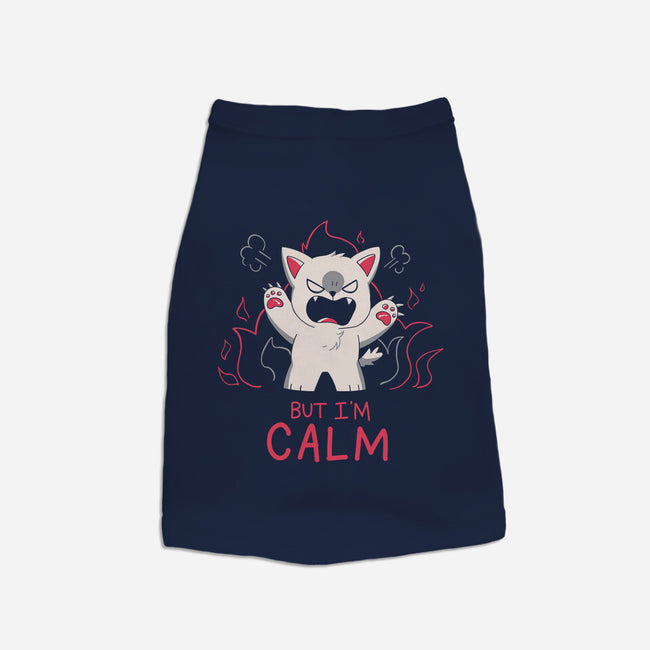 But I'm Calm-Dog-Basic-Pet Tank-yumie