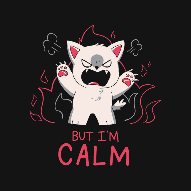 But I'm Calm-Womens-Fitted-Tee-yumie