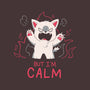 But I'm Calm-None-Removable Cover-Throw Pillow-yumie