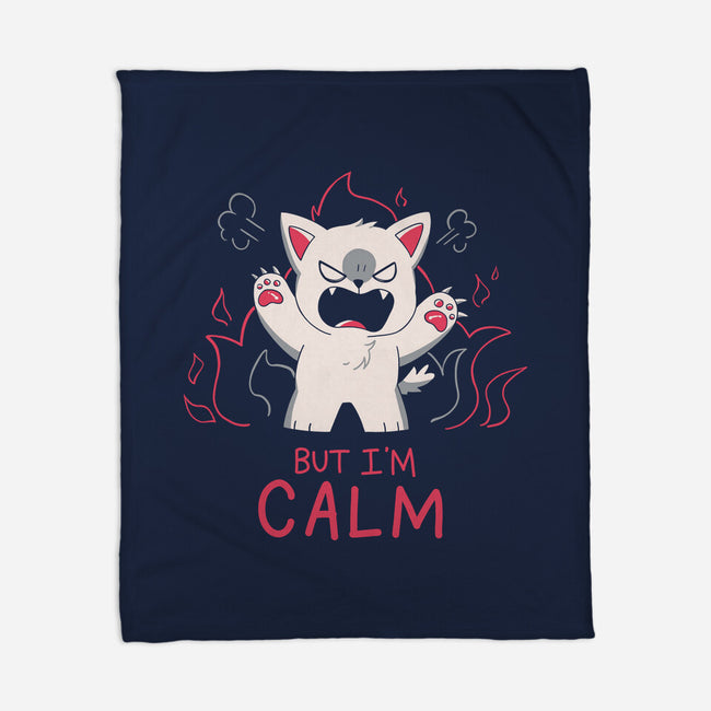 But I'm Calm-None-Fleece-Blanket-yumie