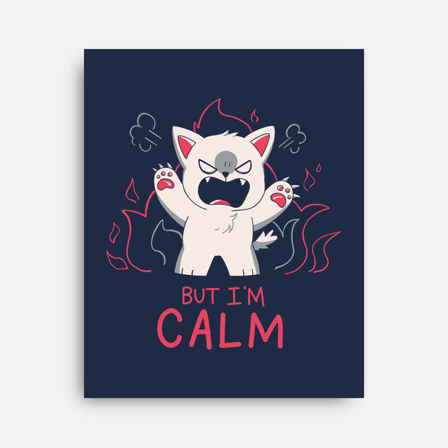 But I'm Calm-None-Stretched-Canvas-yumie