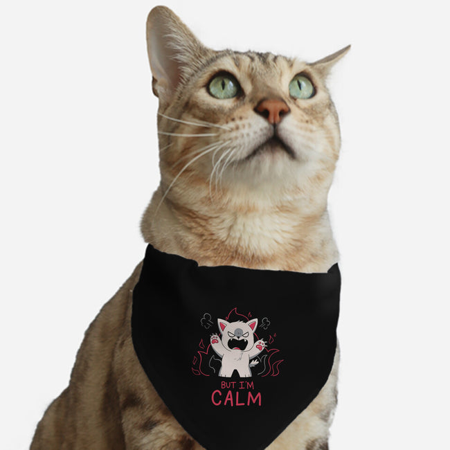 But I'm Calm-Cat-Adjustable-Pet Collar-yumie