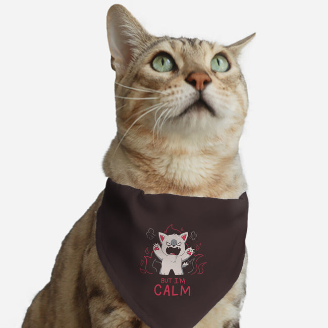 But I'm Calm-Cat-Adjustable-Pet Collar-yumie