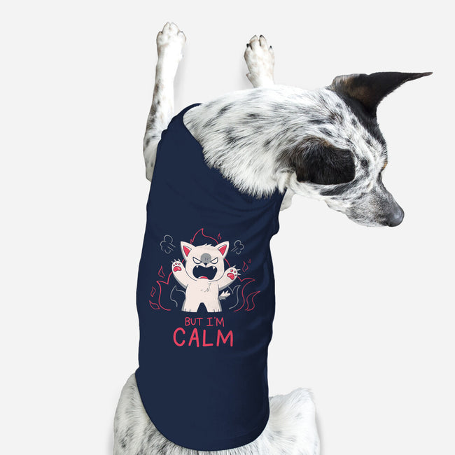 But I'm Calm-Dog-Basic-Pet Tank-yumie