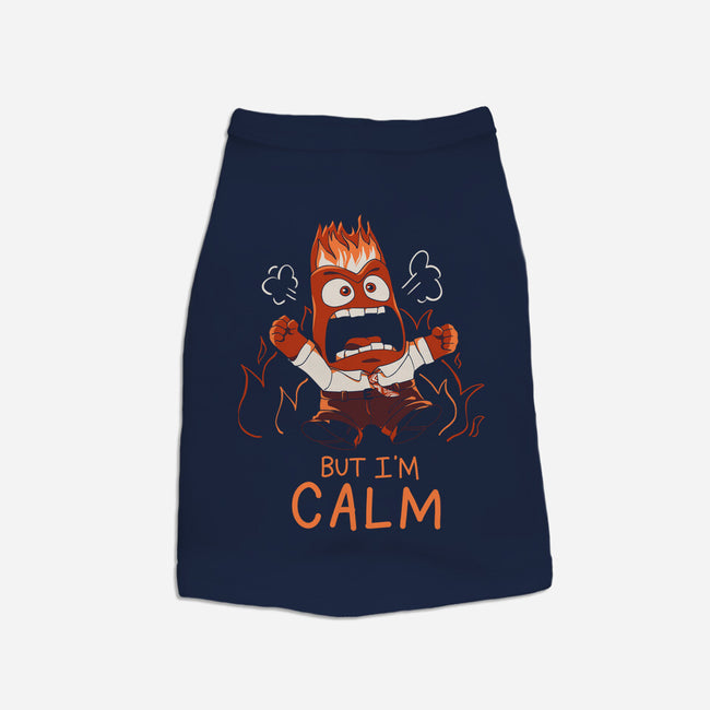 I Am Calm-Cat-Basic-Pet Tank-yumie