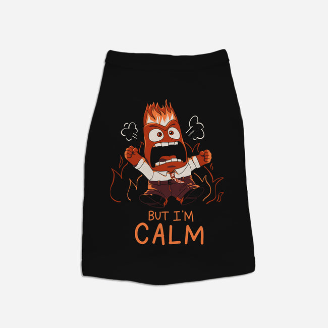 I Am Calm-Dog-Basic-Pet Tank-yumie