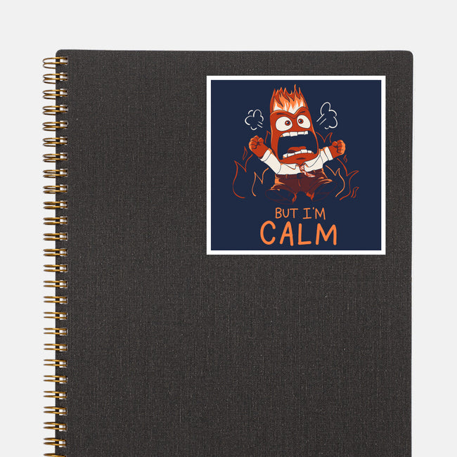 I Am Calm-None-Glossy-Sticker-yumie