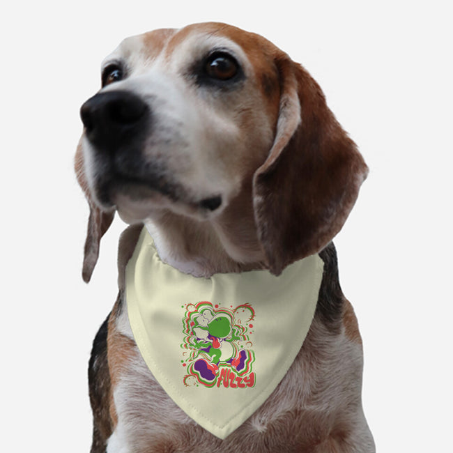 Fuzzy Dino-Dog-Adjustable-Pet Collar-estudiofitas