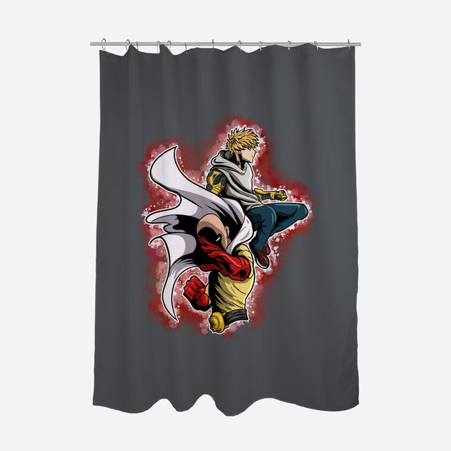 Two Heroes And One Punch-None-Polyester-Shower Curtain-nickzzarto