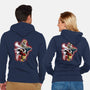 Two Heroes And One Punch-Unisex-Zip-Up-Sweatshirt-nickzzarto