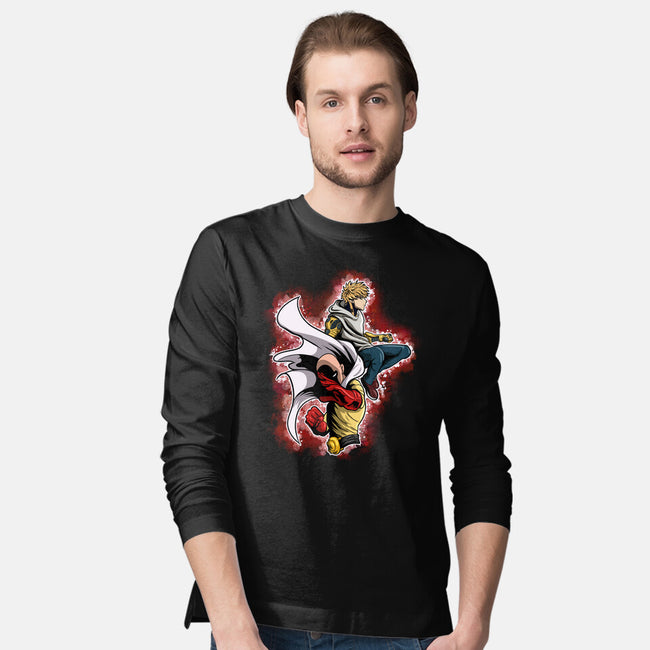 Two Heroes And One Punch-Mens-Long Sleeved-Tee-nickzzarto