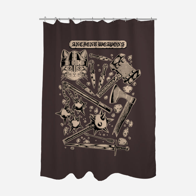 Ancient Weapons-None-Polyester-Shower Curtain-Hafaell