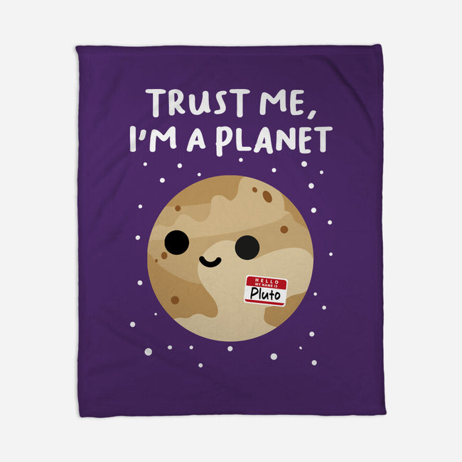 Trust Me I'm A Planet-None-Fleece-Blanket-DrMonekers