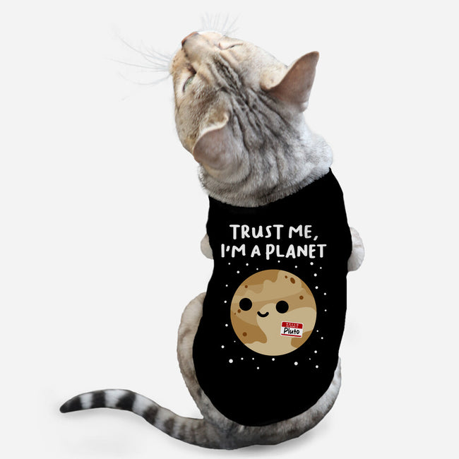 Trust Me I'm A Planet-Cat-Basic-Pet Tank-DrMonekers