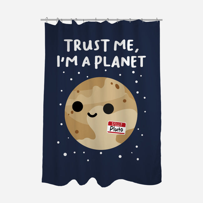 Trust Me I'm A Planet-None-Polyester-Shower Curtain-DrMonekers