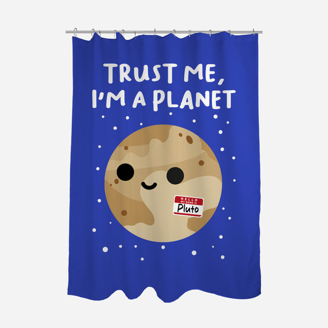 Trust Me I'm A Planet-None-Polyester-Shower Curtain-DrMonekers