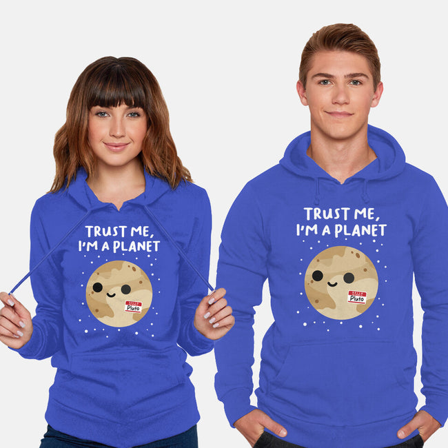 Trust Me I'm A Planet-Unisex-Pullover-Sweatshirt-DrMonekers