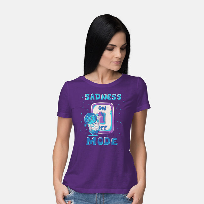 Sadness Mode-Womens-Basic-Tee-yumie