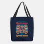 Cat Books Library-None-Basic Tote-Bag-Studio Mootant